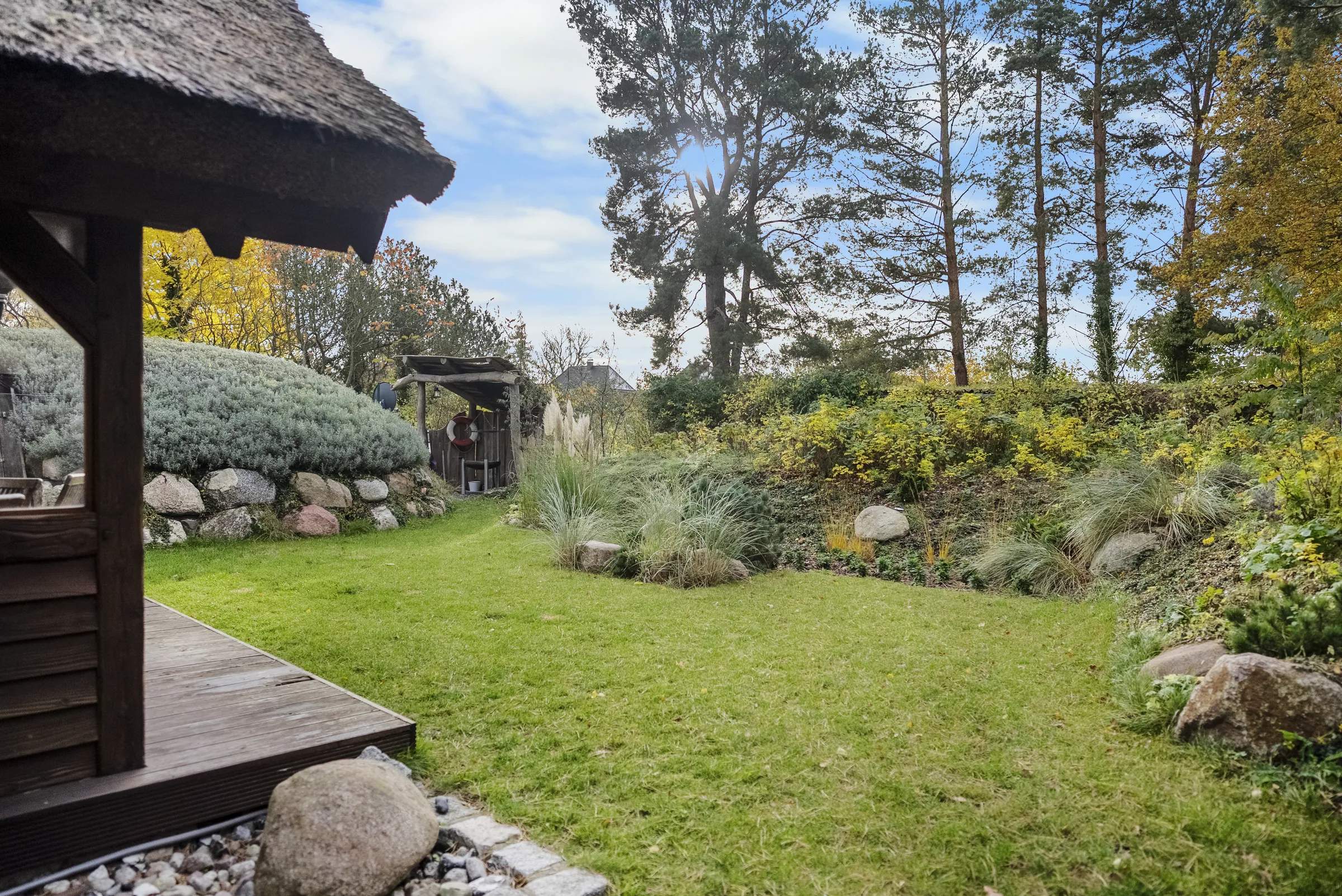 Der grosse Garten des HaferLandHauses